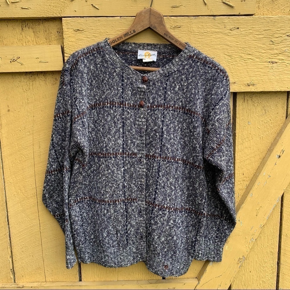 Vintage Etienne Aigner Cute Cardigan Sweater USA Women’s Small